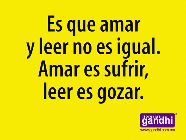 Ejemplo de lenguaje persuasivo en publicidad, Librerías Gandhi