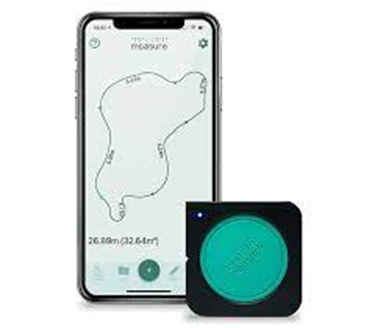 El útil medidor de distancias para curvas y niveles en exterior