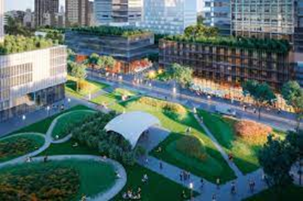 Parque de la Innovación en Buenos Aires y sus nuevos espacios públicos