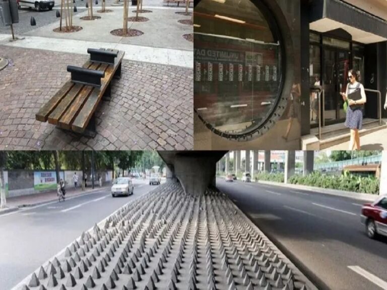 Nelson Rafael Bustamante Abidar - ¡Conócela! Arquitectura hostil; Qué es y cuáles son sus características - FOTO
