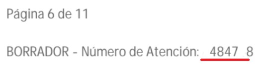 Nos muestra el número de atención que se optiene en el portal de empresa en un día.
