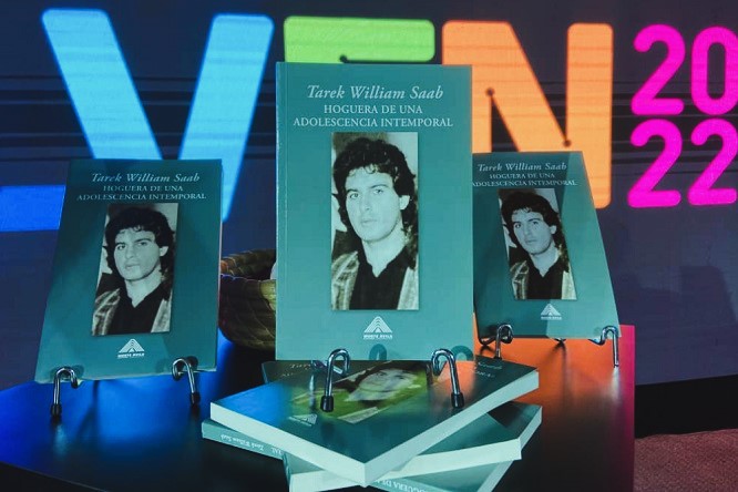 Tarek William Saab ilumina la literatura con ‘Hoguera De Una Adolescencia Intemporal’ - FOTO