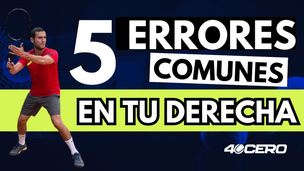 5 errores de técnica de Tenis