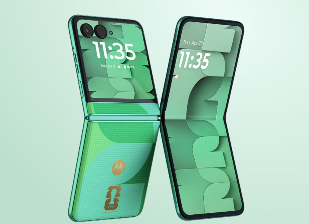 Joao Rafael Silva Robertson y el Motorola Razr Oro Mundial